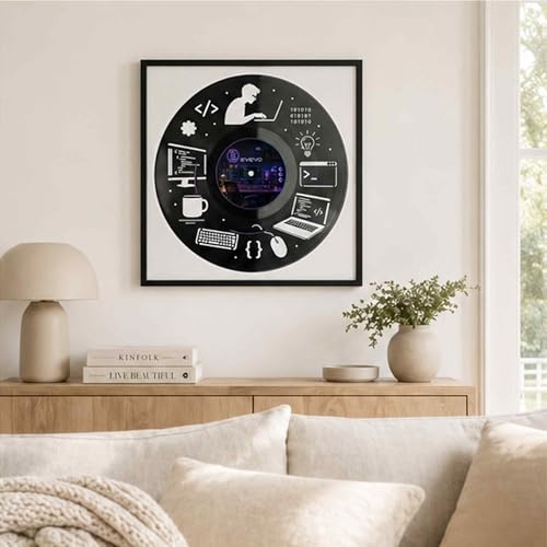 Décoration murale en vinyle pour personnaliser votre bureau d'informaticien - 3