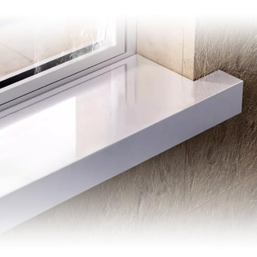SHENJIA Bay Windows Edge Protector Plate - Decorative Composite Acrylic Window Sill Covering for...