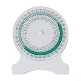 Blasen-Neigungsmesser für Physiotherapie, Baseline Blasen-Neigungsmesser, Gelenkmesswerkzeug, Messung von Flexion, Verlängerung und lateraler Wirbelsäulenbewegung (grün)