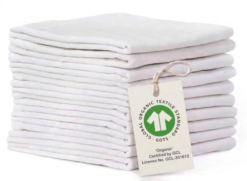 Flour Sack Kitchen Towels |Organic Cotton Blank...
