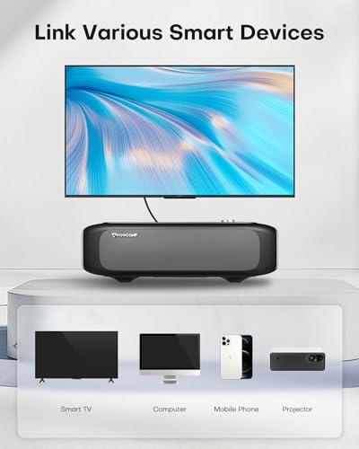 Powconf SP2000 Karaoke Machine With 2 Microphones, 2.1 Channels, Subwoofer, Home Theater Audio Sound Bar For Smart Tv thumb #6