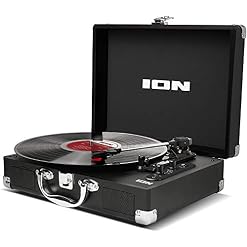 Ion Audio Vinyl Motion Air – Platine Vinyle Bluetooth Portable, Style Valise avec Trois Vitesses (33, 45 Et 78 Tours… - Les Beatles, Paul McCartney, John Lennon, RIngo Starr, George Harrison