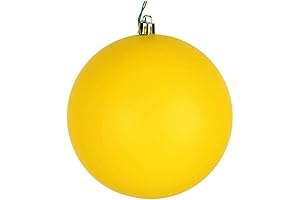 Vickerman 623985-2.4" Yellow Christmas Balls (Pack of 24)