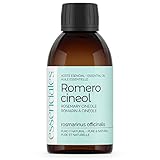 Essenciales - Aceite Esencial de Romero Cineol, 100% Puro, 200 ml | Aceite Esencial Rosmarinus Officinalis