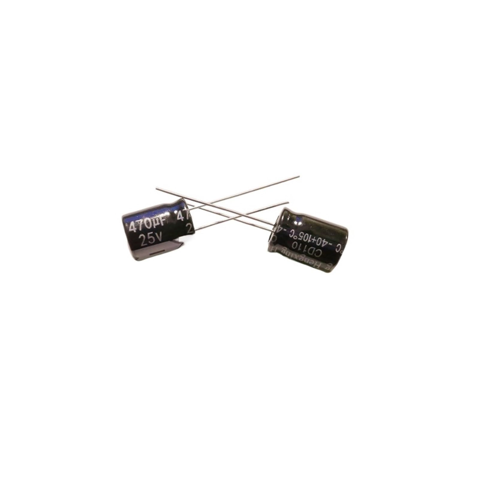 ICXLPMC 50PCS 25V470UF 10 * 13mm 470UF 25V 10 * 13 Electrolytic capacitor