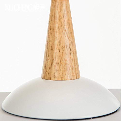 Lampe de table chic e27 beige et fer pour salon et chambre - 5