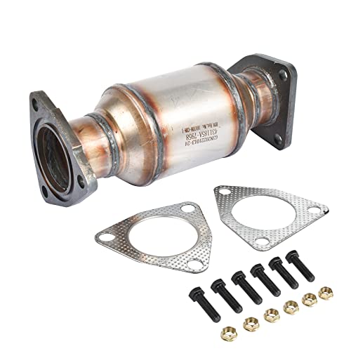 Rear Catalytic Converter 16447 Replacement for Honda Acura TL/TSX 3.5L, Accord Odyssey Pilot Ridgeline 3.5L EPA Compliant Keesass