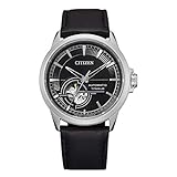 0 Citizen Herren Automatik Super Titanium Armbanduhr offene Unruhe - NH9120-11E