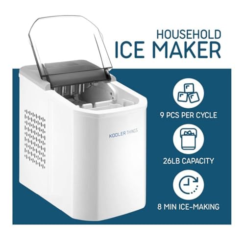 Machine à glace domestique rapide : glaçons frais à volonté chez soi