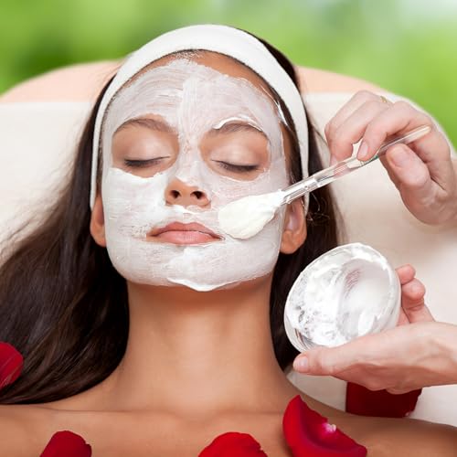Cabilock 10PCS Facial Mixing Bowls, 3 Inch Clear Glass Esthetician Measuring Bowls for Facials, Small DIY Face Mud Mask, Cosmetic Mix Making Accessory, Skincare Tools for Home and Salon Use