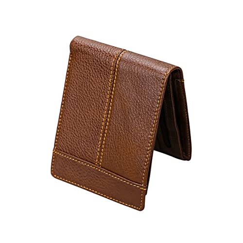 Portefeuille cuir homme style rétro cadeau idéal haute capacité clés billets