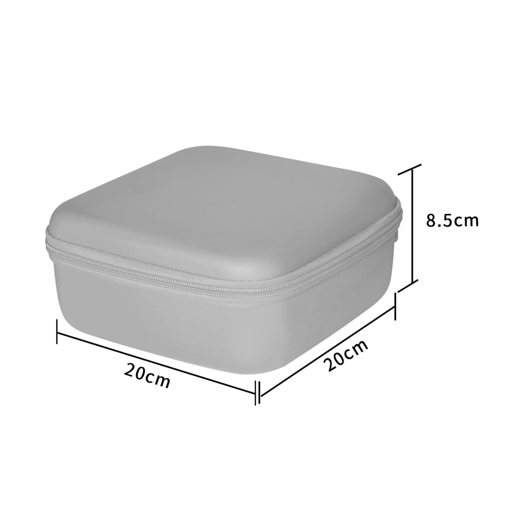 Custodia Rigida per DJI Pocket 3/4, Organizer in PU Resistente agli Urti e Impermeabile, Supporto Magnetico per Filtri ND, Microfono 2 e Accessori, Custodia Protettiva da Viaggio，pocket4 grigio