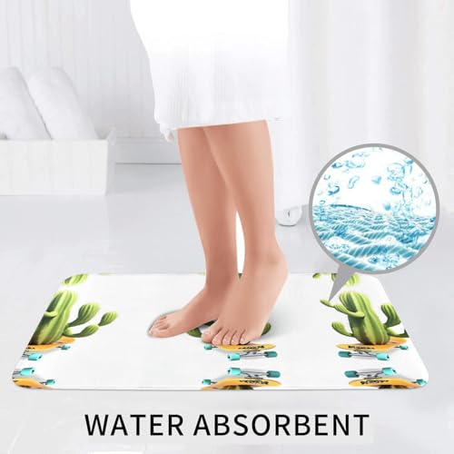 Tapis de salle de bain antidérapants pour meuble-lavabo et toilettes