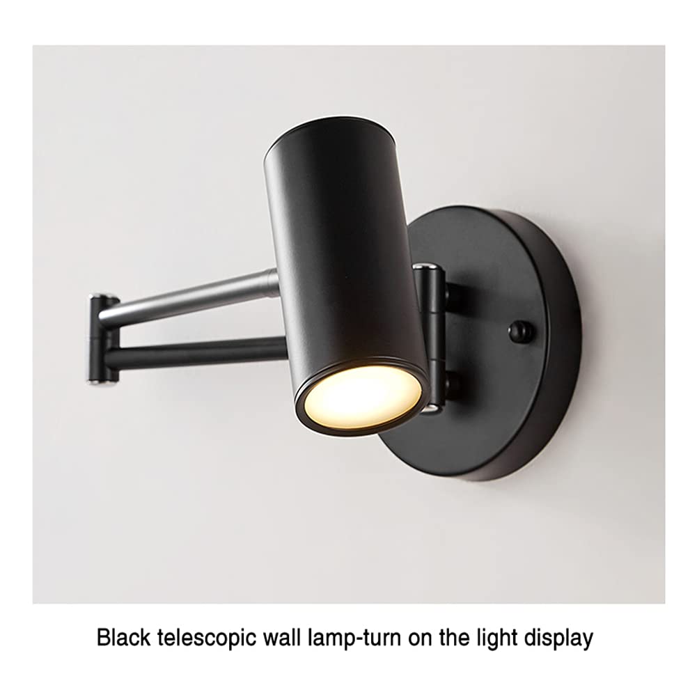 AVLUZ Wall Light Lamp, Adjustable Swing Long Arm Metal Wall Mounted - View #14