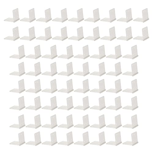 Mxfans 50x Aircraft Model Nylon Pinned Hinges 0.63x1.1Inch for DIY RC Airplane