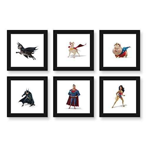 Affiches murales DC League of Super-Pets 30,5x30,5 cm cadre de salon