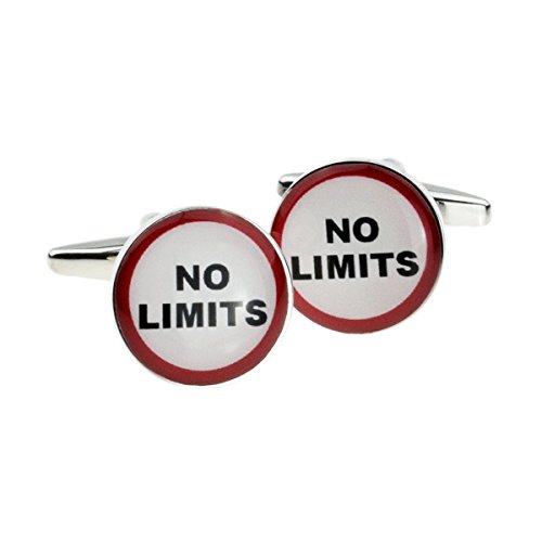 Mancuernillas estilo señal vial No Limits para hombre miniatura 1