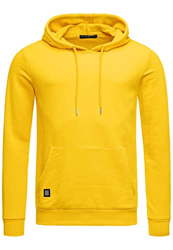 Red Bridge Herren Kapuzenpullover Hoodie Premium Basic,Gelb-i,L