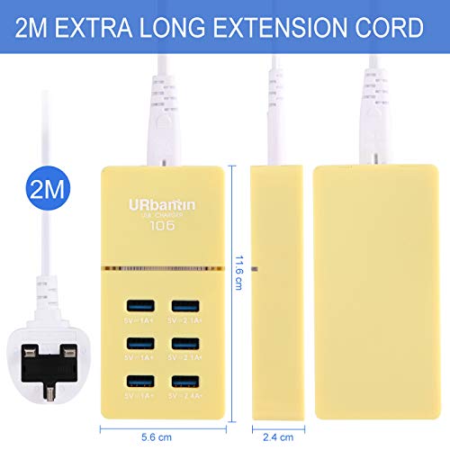 URbantin USB Plug Desktop Charger - Image 5