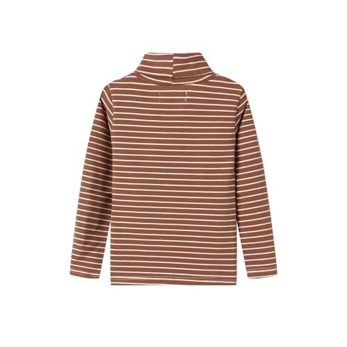 Mud Kingdom Little Girls Long Sleeve Tee Shirts Soft Turtleneck Layering Pullover Slim Stretchy Tops2