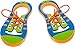 small foot 10152 Fädelschuhe aus Holz Motorikspielzeug, Fädelspielzeug
