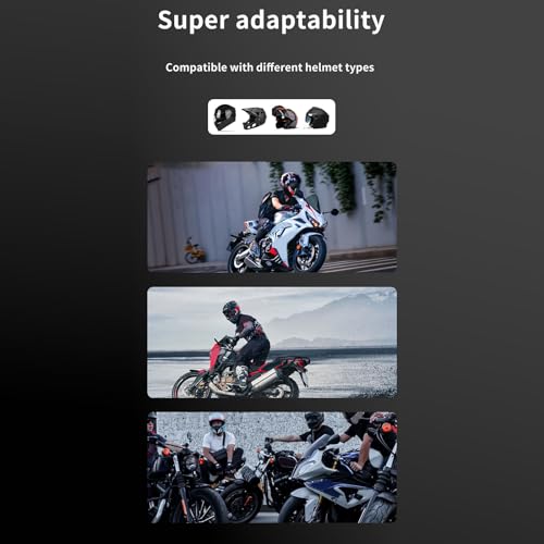 Altavoz para casco de motocicleta Bluetooth 5.4 acaba con la falta de bateria en tus viajes cortos 4