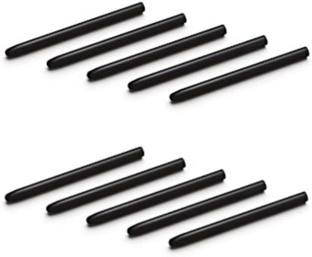 Lot de 10 pointes de rechange standard pour stylos Wacom Bamboo Intuos Wacom CTL460, CTH460, CTH461, CTH661, CTH-480 CTH-480S INTUOS4
