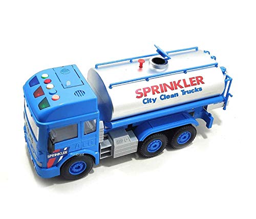 Image of FunBlast City Tanker Truck Toy - Pull Back Big Size Truck for Kids, Friction Power Toy Trucks for 3+ Years Old Boys and Girls, Light & Sound Toy for Kids with 6 Wheels (Multicolor)