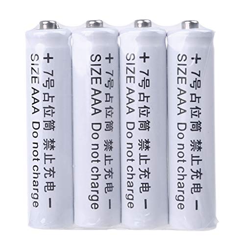 No Power AAA 10440 Dummy Fake Battery Setup for Shell Placeholder Cylinder Conductor for AAA Battery Eliminator Accessor