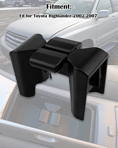 Insert de portavasos ajustable para Toyota Highlander 2002-2007 miniatura 4