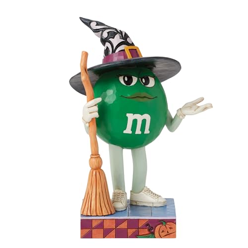 Enesco M&M's by Jim Shore Halloween Green Character Dressed as