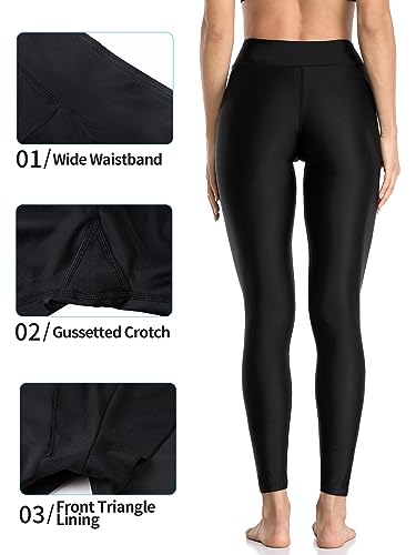 ATTRACO High Waisted Swim Pants - Women's Swim Leggings2
