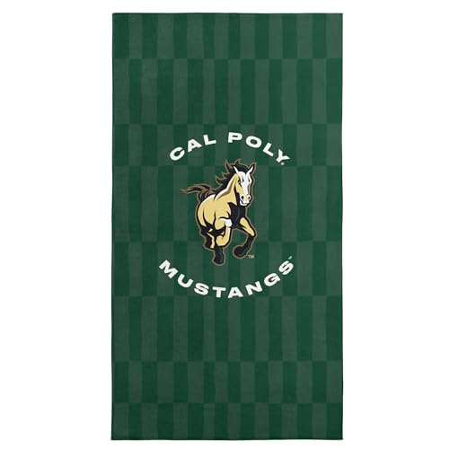 Northwest Cal Poly Mustangs NCAA Stack Up Beach Towel 30x60 inches