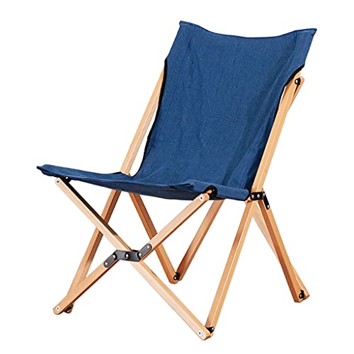 Silla Plegable de Lona de bambú para Patio, Camping, Relax, Playa, salón, Exterior, reclinable, de Madera, para Exterior e Interior, para jardín, Patio Trasero y Piscina.