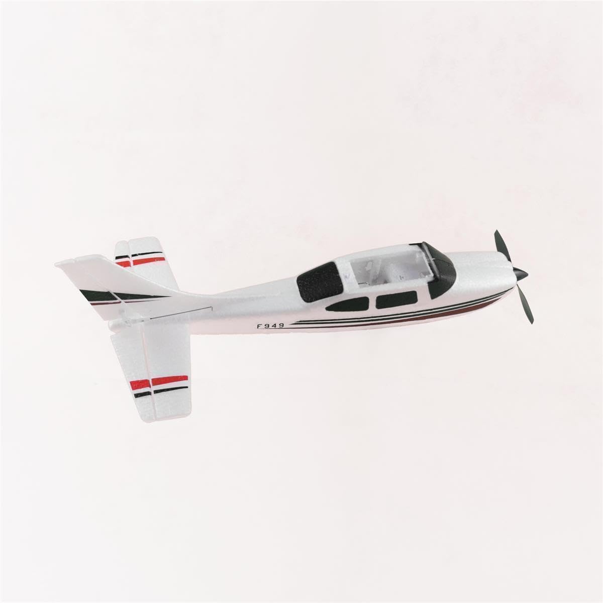 WLToys F949S - Rumpf Set mit Motor, Rotor und Empfänger für Cessna-182 Flugzeug - Auch passend für Amewi Air Trainer V2 Carson Skylane Micro 500505028