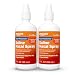 Basic Care Premium Saline Nasal Moisturizing Spray, Twin Pack, 6 Ounces Total