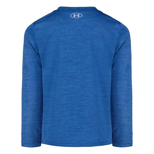 Image of Under Armour Boys' Long Sleeve Logo Graphic T-Shirt, Lightweight & Breathable, Relaxed Fit