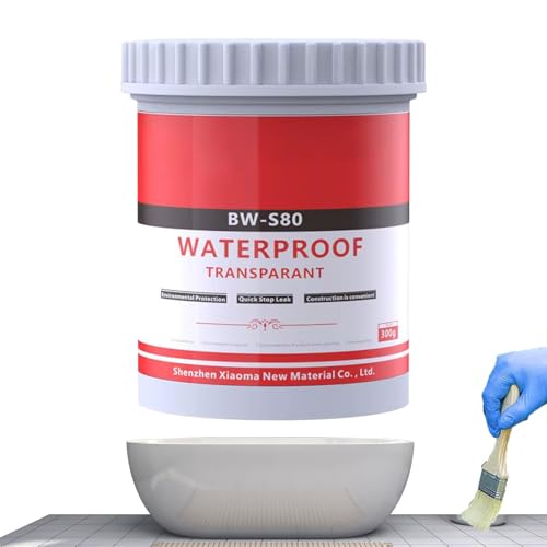 防水シーラント | 目立たない防水剤 | キッチン ドライブウェイ テラス 地下室 屋根 庭の壁 シャワー 窓の漏水修理用透明コーティング剤