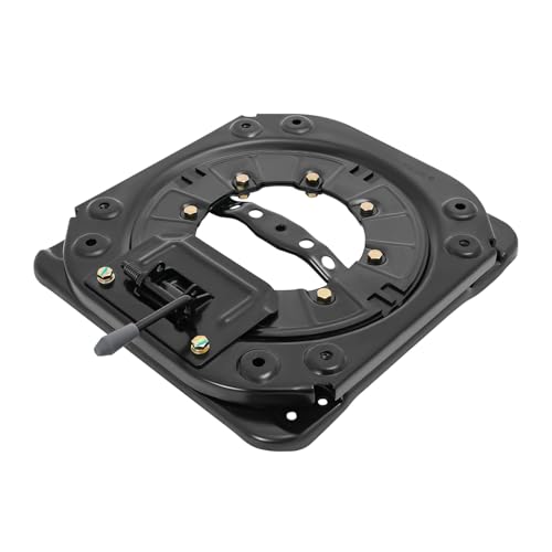 ROGONPDK Base pivotante pour siège robuste - Charge de base : 130 kg - Base rotative de 0 à 360 ° - En tôle d'acier - Pour camping-car, bus et bateaux -...