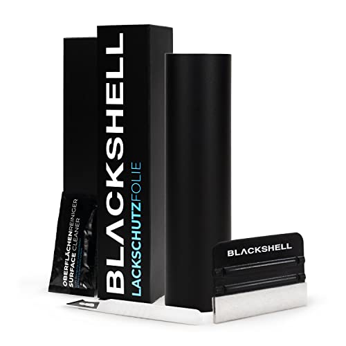Blackshell® Universal Lackschutzfolie schwarz matt, Folie selbstklebend -...