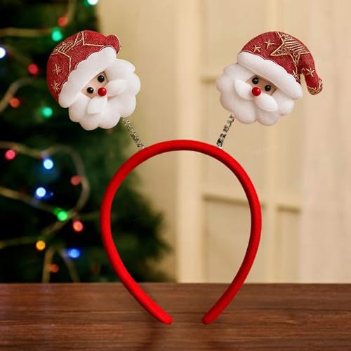 GRAPHENE Christmas Hairband Santa Claus Headband Christmas Hair Accessories For Festive Theam Party Birthday Celebration Xmas Gift For Kids Girls Adults(Pack Of 1)