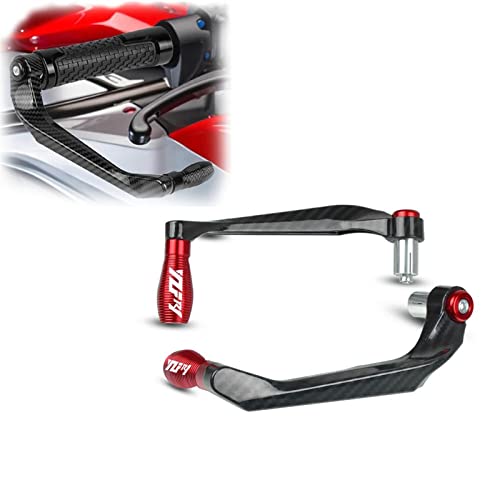 Protège-mains moto rouge pour Yamaha YZF R1 R1M R1S 2006-2015 protège levier de frein