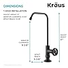 KRAUS Urbix 100% Lead-Free Kitchen Water Filter Faucet in Matte Black, FF-101MB #2