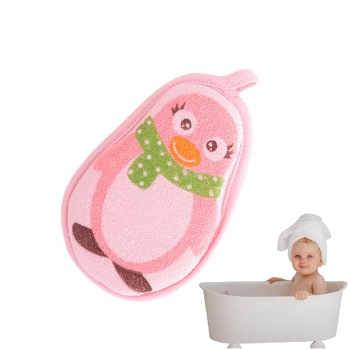 Estropajo de baño para niños, esponja de ducha para niños - Esponjas de baño naturales en formas lindas, esponja para niños superabsorbente, esponja de baño reutilizable para baño, piel sensible