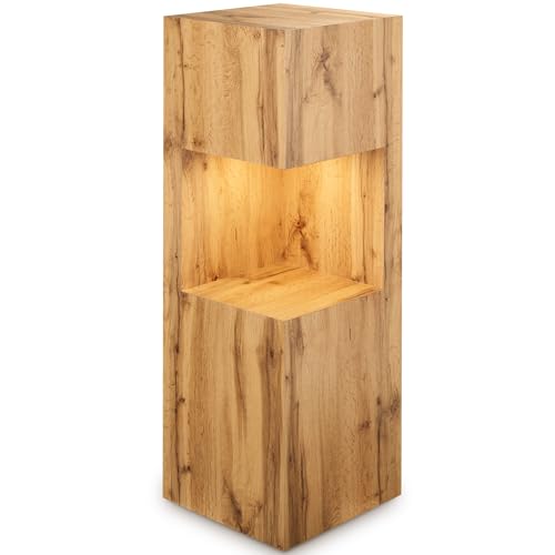 STEMA Seyfried Beleuchtete Dekosäule – LED-Nische mit...