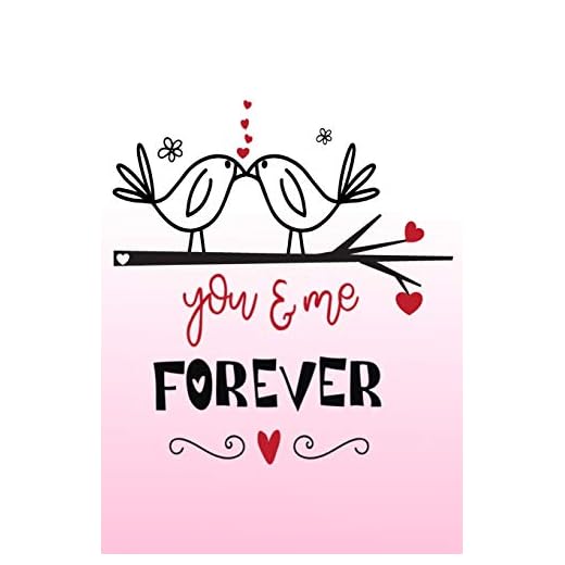 You And Me Forever: Journal Notebook For In Love Missing You Couples Spouse Memory Keeper Gift 6x9 Lined Journal