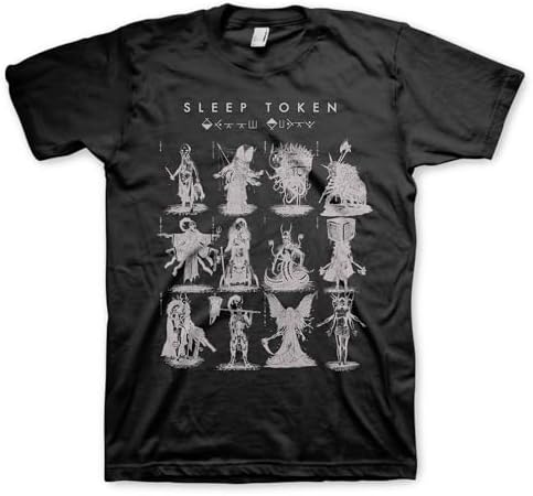 2Bhip Sleep Token Ritual Deities Worship Graphic T Shirt Black image 4