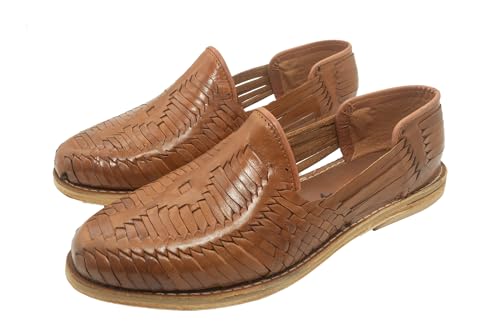 Fiesta Brands Huaraches Sandals for Men, Genuine Leather Upper, Handcrafted, Mexican Style
