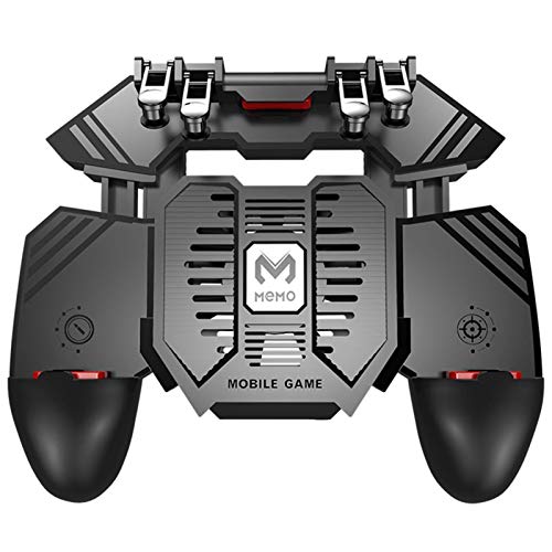 Euopat Gamepad Power Bank, para MEMO PUBG Helper AK77 Radiador del Teléfono Móvil Ventilador Refrigerado por Agua Six Fingers PUGB Handle Power Bank Cover