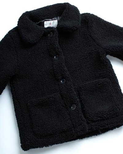 URBAN REPUBLIC Girls' Jacket - Faux Shearling Fur Plush Teddy Coat - Sherpa Fleece Overcoat (7-16)3